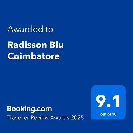 Radisson Blu Coimbatore Dış mekan fotoğraf Radisson Blu Hotel, Coimbatore